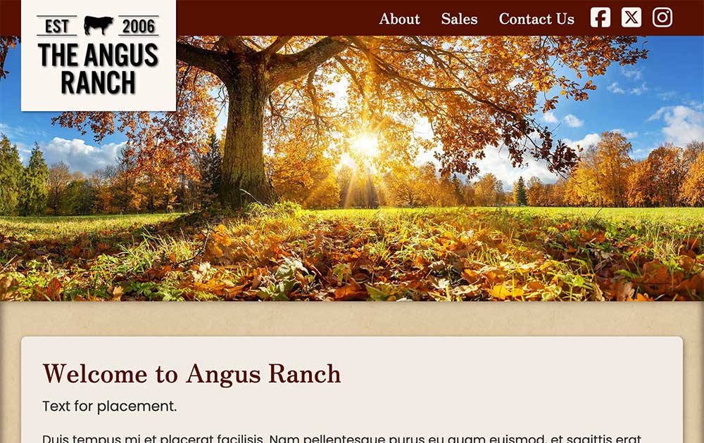 Johnston website theme
